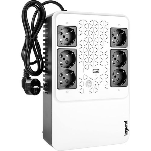 Legrand 310082 Keor Multiplug avec chargeur USB système USV 800 VA