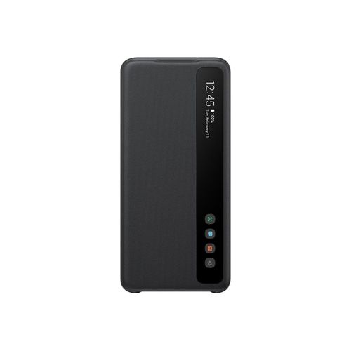 Samsung Clear View Cover Ef-Zg980 - Étui À Rabat Pour Téléphone Portable - Noir - Pour Galaxy S20, S20 5g