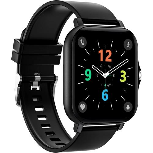 Montre Connectée Femme Homme Avec Réponse Aux Appels Et Mains Libres 1.72"" Smartwatch Moniteur De Fréquence Cardiaque Notification Message Fitness Tracker Ip67 Pour Android Ios