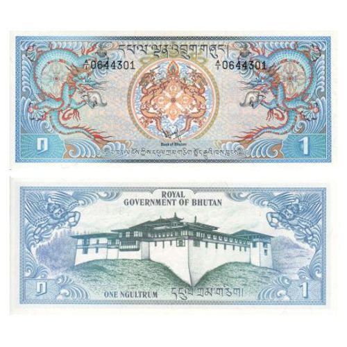 Billet Bhutan 1 Ngultrum