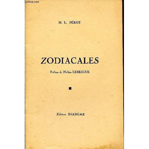 Zodiacales Préface De Lebesgue Philéas