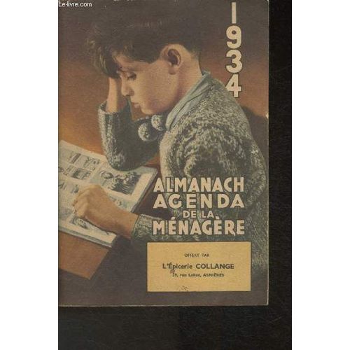 Almanach De La Ménagère 1934