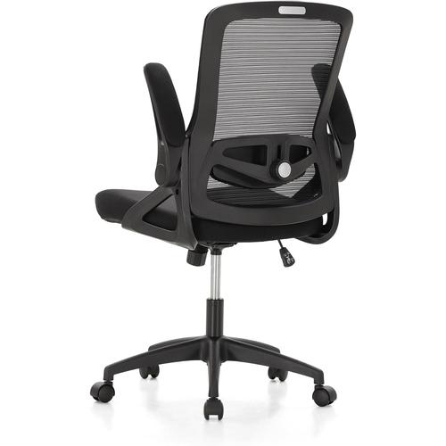 Chaise De Bureau Ergonomique Réglable En Hauteur - Chaise D'ordinateur Ergonomique Avec Support Lombaire Réglable - Accoudoir - Fonction Bascule - Charge Maximale : 160 Kg