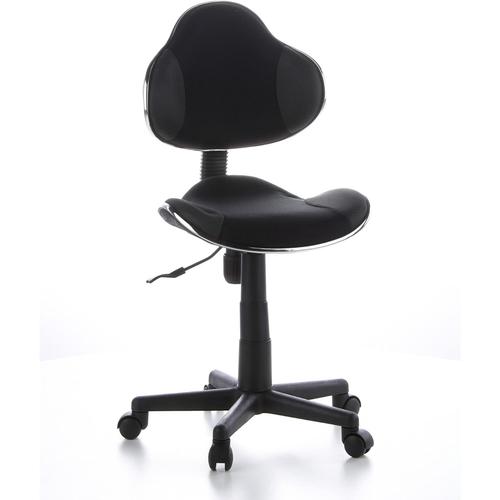 Chaise De Bureau Enfant, Chaise Junior Kiddy Gti-2 Gris/Noir Sans Accoudoirs, Hauteur Réglable 40-55 Cm, Dossier Ergonomique Et Assise Galbée