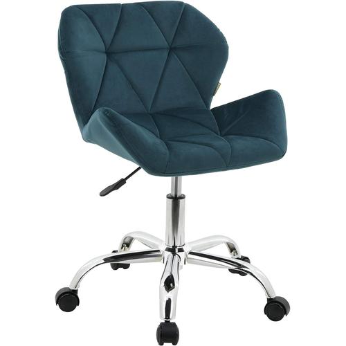 Chaise De Bureau Moderne Pivotante En Tissu Rembourré Pour Maison, Bureau, Hauteur Réglable