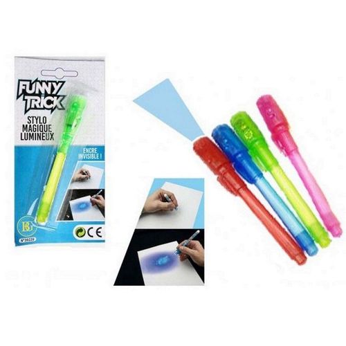 1 Stylo Secret Encre Invisible Magique A Led Papeterie Scolaire