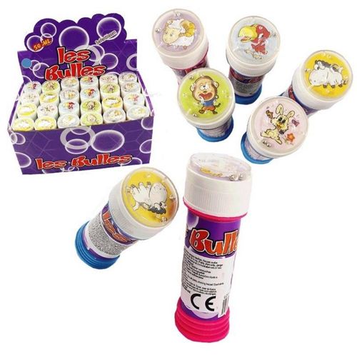 2 Flacons Bulle De Savon Animaux 100 Ml Lapin Singe Poney Jeu Plein Air