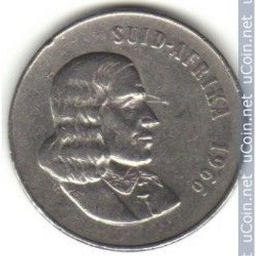 Afrique Du Sud = Pièce De 50 Rand, Année 1966 ( Fleur )