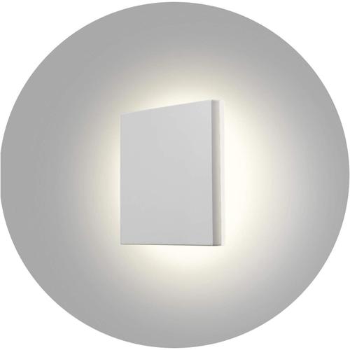 8W Lámpara mural LED OSRAM SMD Appliques murales Lampe design pour intérieur/extérieur étanche IP65 Spotlight Couloir/terrasse/porche/chemin 4000K 15CM (Blanc/blanc naturel)