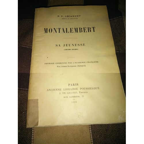 Montalembert, Sa Jeunesse (1810-1836)