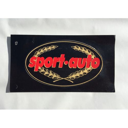 Autocollant Magazine Sport Auto