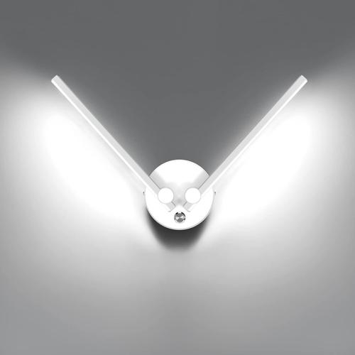 10w Moderne Led Applique Murale Avec Interrupteur Intérieur Lampe Murale Led Lèche-Murs Avec Bras De Lampe Rotatifs À 300° Pour Chambre Salon Fond Mur Couloir Escalier Allée