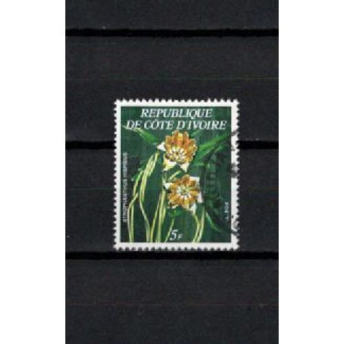 N° 462a Timbre Cote D'ivoire Oblitere De 1978 Cote : 30 