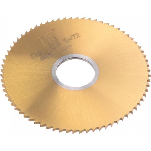 Lame de Scie Circulaire 63mm (2-1/2"") Diamètre 1.5mm Épais 72 Dent, M35 Cobalt Haute Vitesse Acier Titane Recouvert Fraise avec 16mm Arbre pour Inox Acier Cuivre