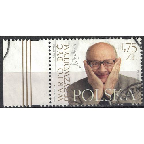 Pologne 2015 Oblitéré Used Ça Vaut Le Coup D'être Décent Wladyslaw Bartoszewski Su