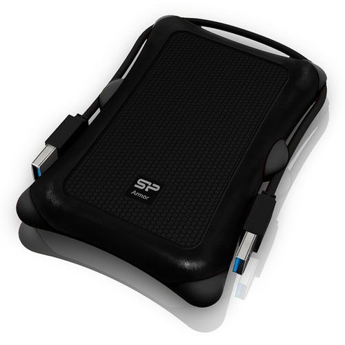 SILICON POWER Armor A30 - Disque dur - 1 To - externe (portable) - 2.5" - USB 3.2 Gen 1 - noir