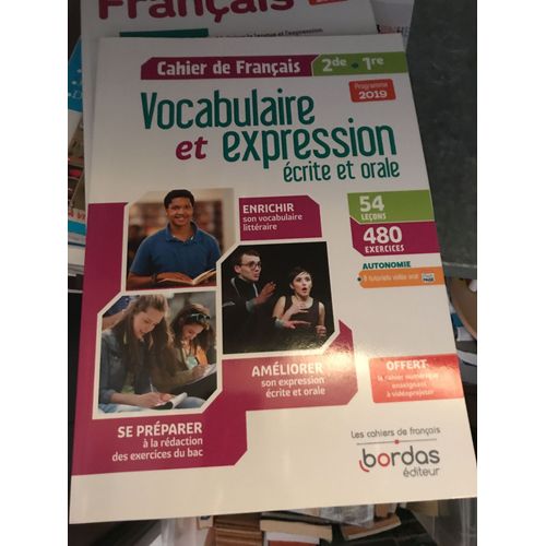 Vocabulaire Et Expression Écrite Et Orale