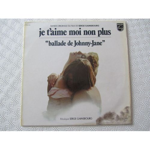 Je T'aime Moi Non Plus: Bande Originale Du Film Avec Jane Birkin - Gérard Depardieu - Joe Dallesandro