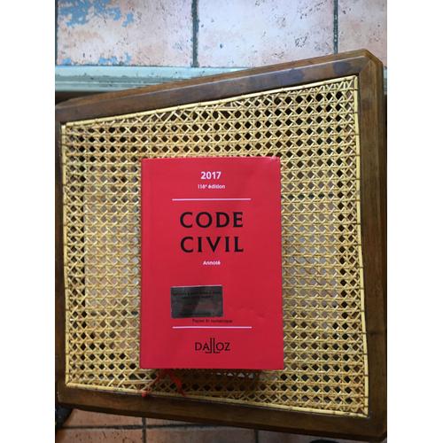 Code Civil Dalloz 2017 (Bon État)