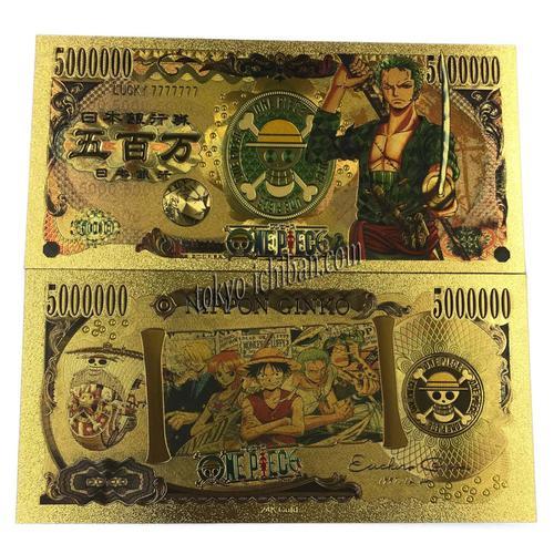 Billet One Piece Gold 24k Rononoa Zoro Carte Rakuten