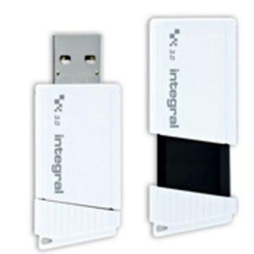 Integral Turbo - Clé USB - 64 Go - USB 3.0 - blanc