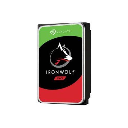 Seagate IronWolf ST6000VN001 - Disque dur - 6 To - interne - 3.5" - SATA 6Gb/s - 5400 tours/min - mémoire tampon : 256 Mo