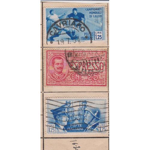 11 Timbres Postes Italiens . Francobollo . Italian Stamp