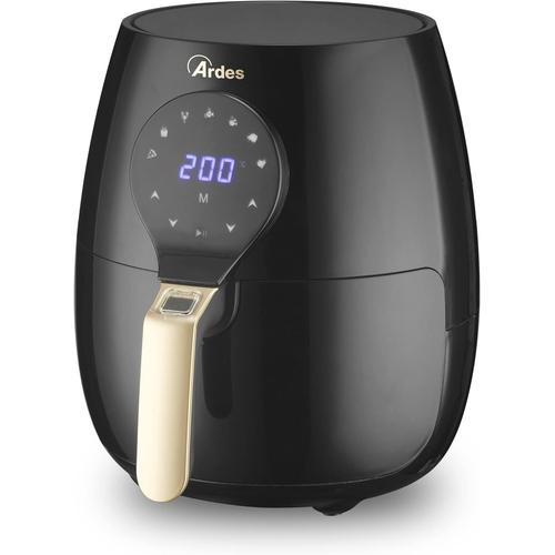 ARDES - AR1K33 Friteuse à air chaud Capacité 5 litres Air Fryer Maxi avec affichage numérique et minuterie 60 minutes Température maximum 200°C Eldorada Maxi ¿