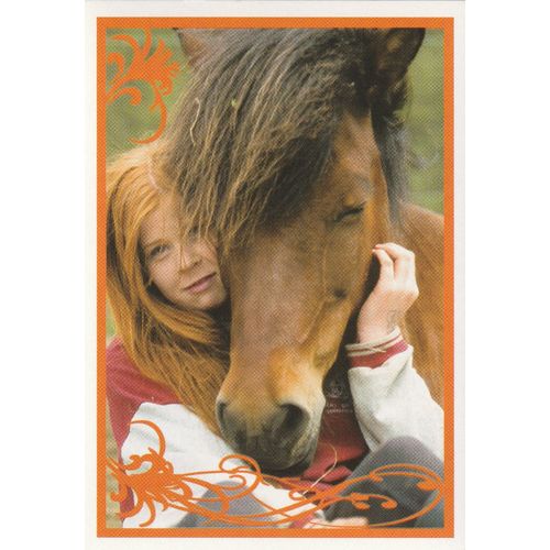 N° 55 - Stickers Image Panini Vignette - Un Amour De Cheval