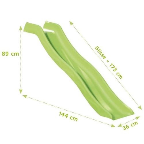 Trigano Glissière De Toboggan 1,73m Vert