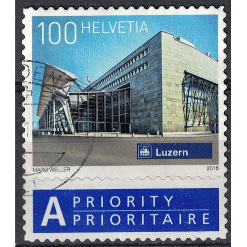 Suisse 2016 Oblitéré Used Luzern Railway Station Gare De Lucerne Su