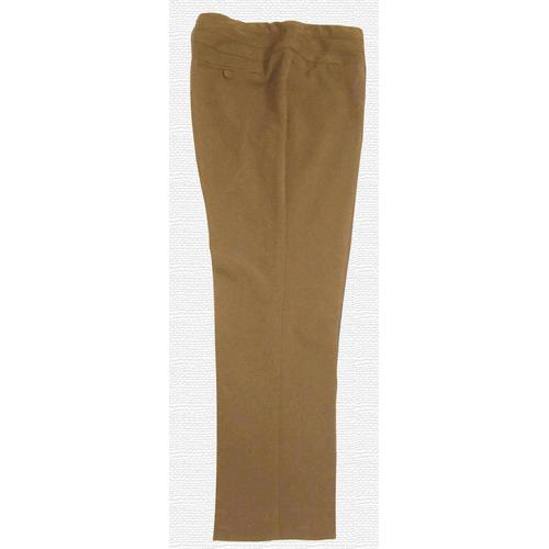 Pantalon Droit De Coloris Marron - Taille X L