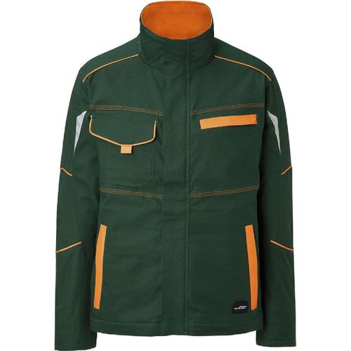 Veste De Travail Unisexe - Jn849 - Vert Fonc?
