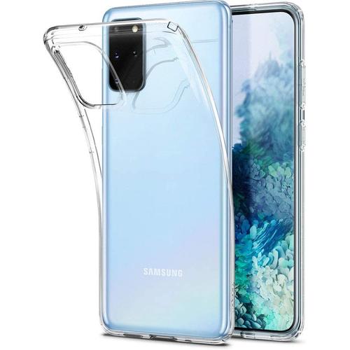 Samsung Galaxy S20 Plus Housse Etui Housse Coque De Protection Silicone [Transparent]