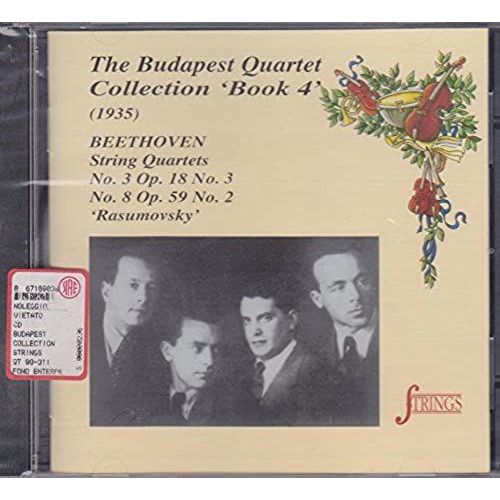 Quatuor À Cordes Nos. 3 & 8 Quatuor De Budapest
