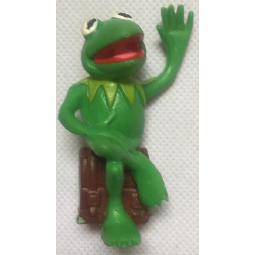 Figurine Kermit Muppet Show, Grenouille, Vintage, Marionnette