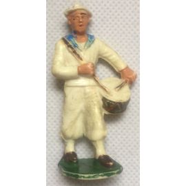 Figurine Marin Tambour, Marine Nationale, Soldat, Guerre, Starlux,