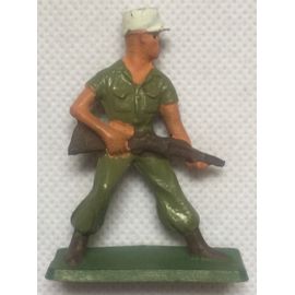 Figurine Légion Étrangère Fusil A La Main, Légionnaire, Starlux, Militaria