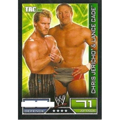 Carte Slam Attax - Tac Team - Chris Jericho & Lance Cade