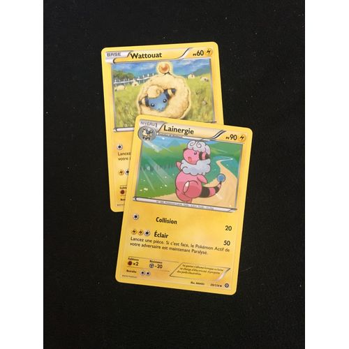 (1883) Wattouat + Lainergie (Pokemon)