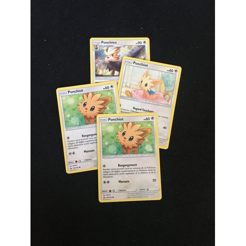 (1894) Ponchien + 3x Ponchiot (Pokemon)