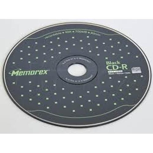 LOT 10 CD-R MUSIC MEMOREX 80 MINUTES 700 MB - UP TO 40 X