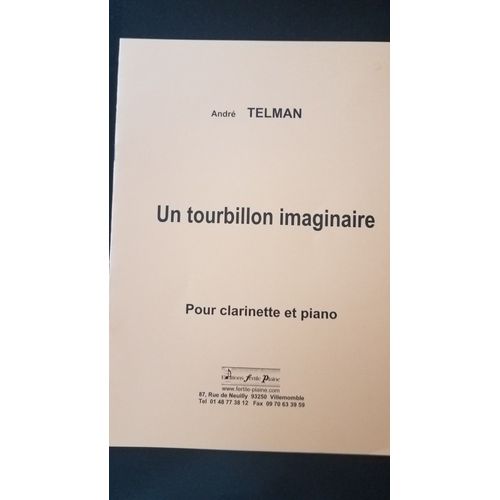 Un Tourbillon Imaginaire Pour Clarinette Et Piano