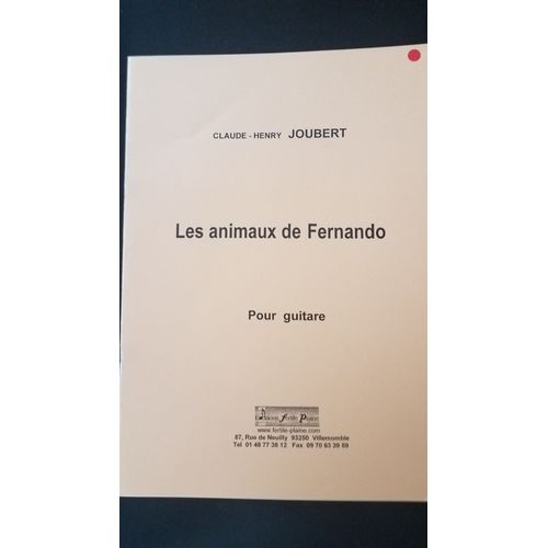 Les Animaux De Fernando Pour Guitare