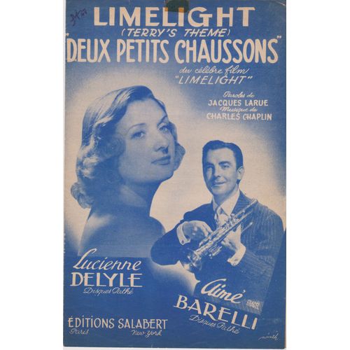 Partition Limelight "Deux Petits Chaussons" Par Lucienne Delyle , Aimé Barelli