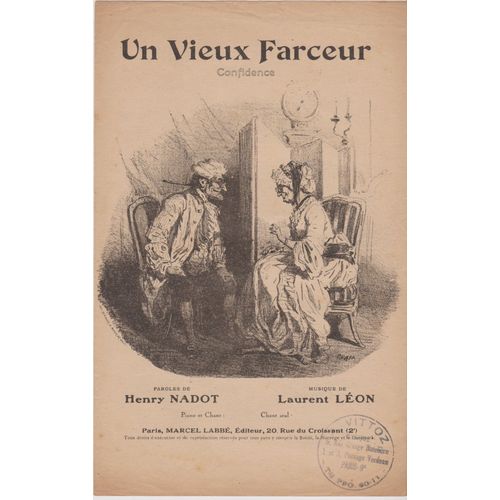 Partition Un Vieux Farceur - Confidence
