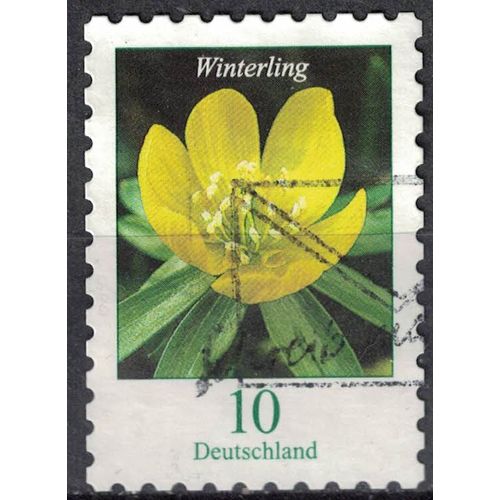 Allemagne 2018 Oblitéré Used Fleur Winterling Eranthis Hyemalis Su