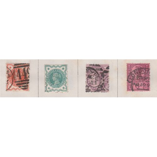 8 Timbres Du Royaume Uni . United Kingdom Stamp