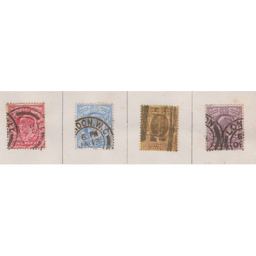 8 Timbres Du Royaume Uni . United Kingdom Stamp