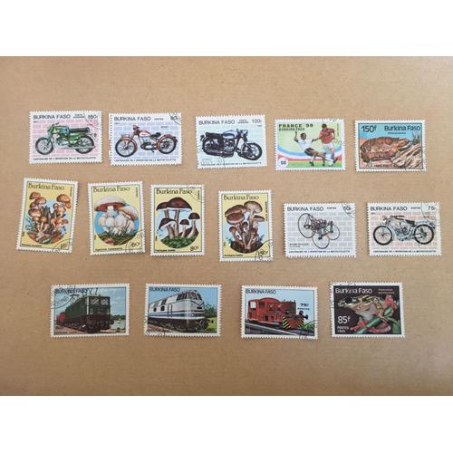 Burkina Faso - Lot De 15 Timbres Différents - Rl 22